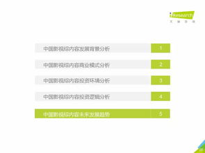 洞察機遇，優化布局 2019年中國影視綜內容投資價值研究報告簡版